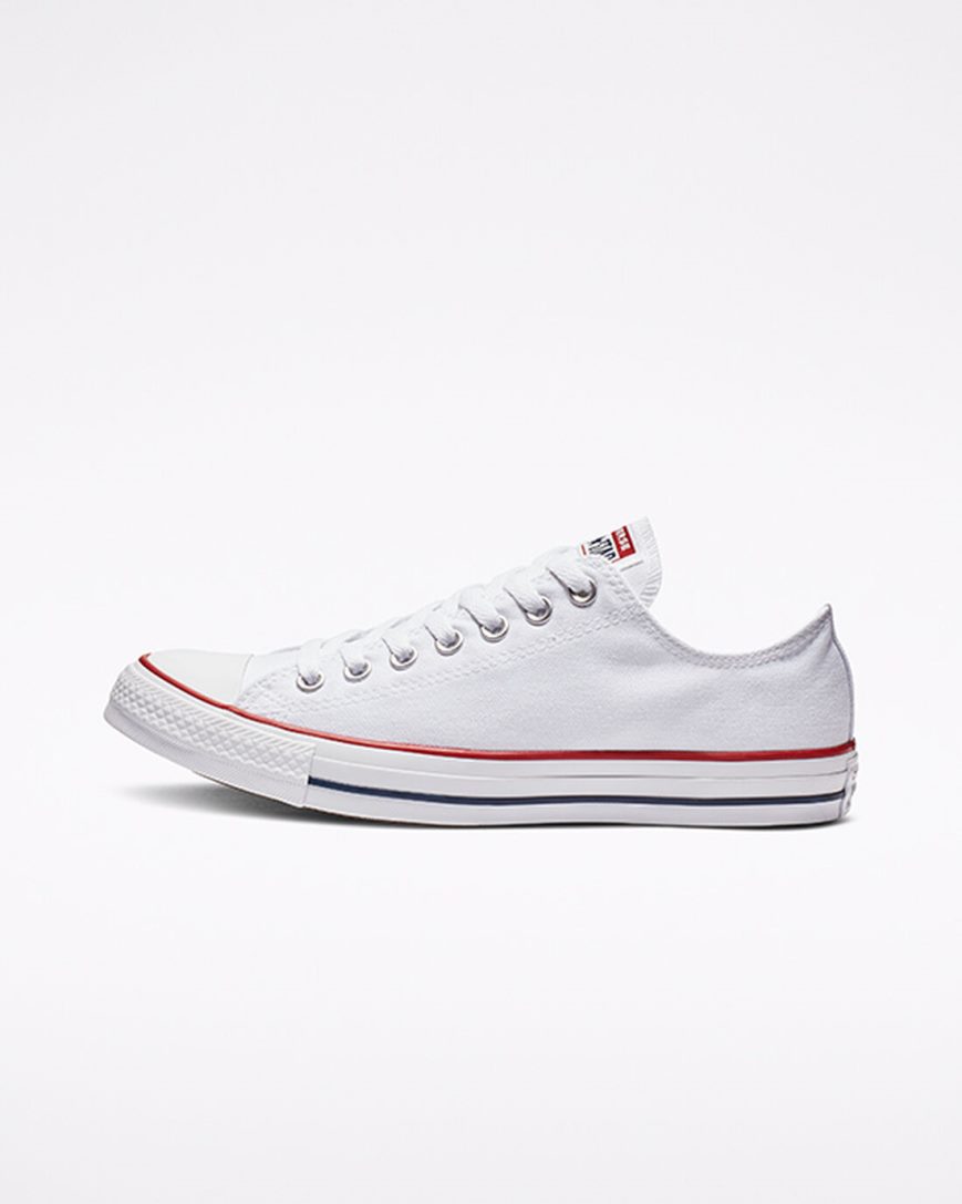 Tenis Converse Chuck Taylor All Star Classicos Cano Baixo Feminino Branco | PT F0P38T9